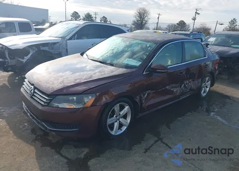 2012 Volkswagen Passat 2.5L Se z USA, uszkodzony, nr VIN 1VWBH7A31CC068617